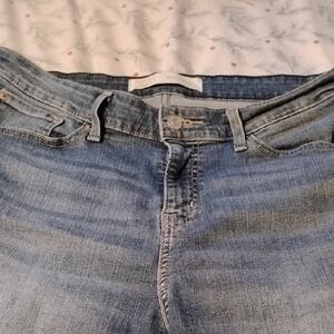 Levi's Mid Rise Boyfriend Jeans in Dark Blue